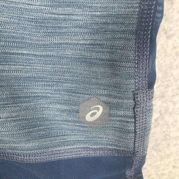 Asics Running Leggings Womens Size Large Blue Capri Compression Gym Training - Picture 5 of 8